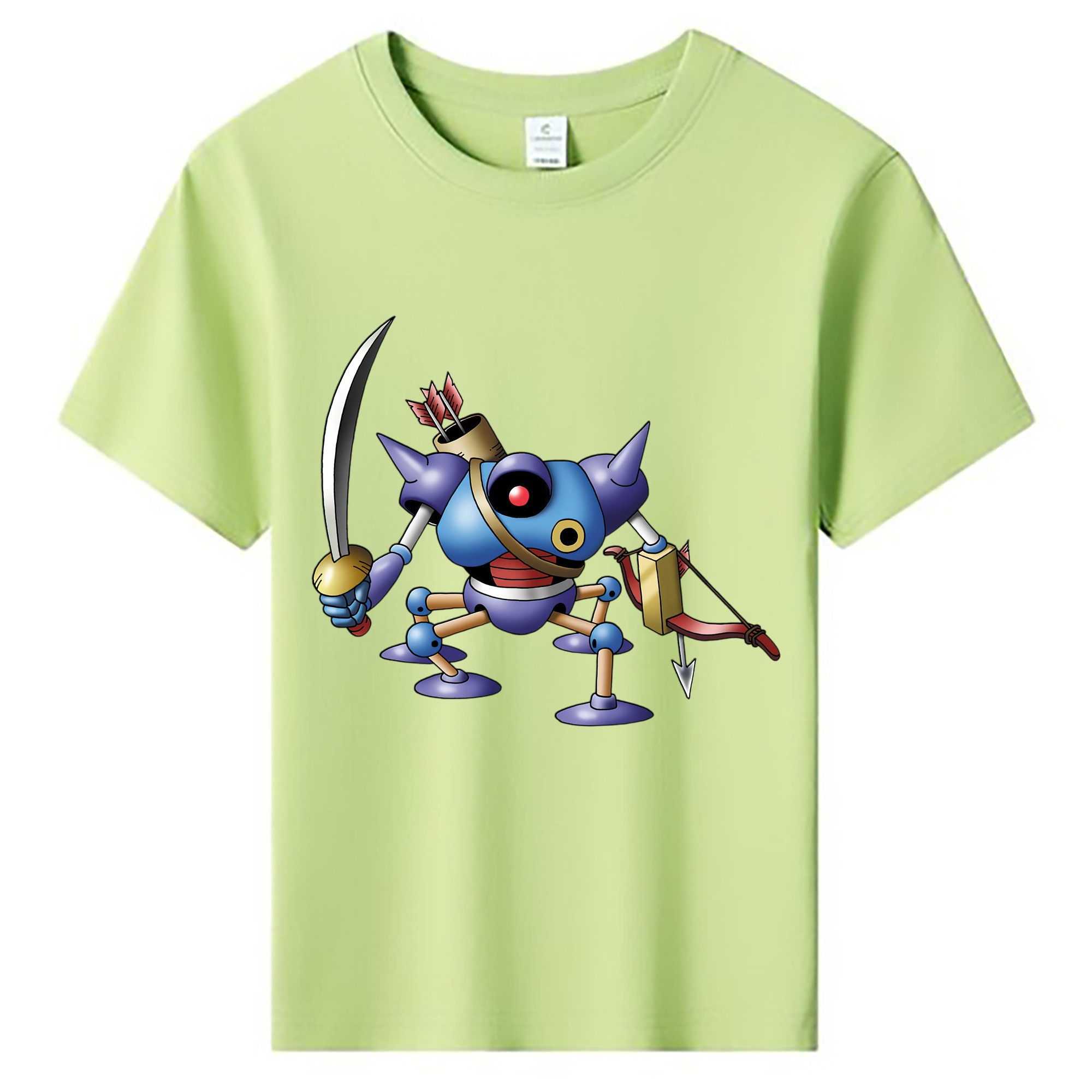 （画像用） ドラゴンクエスト Doragon Kuesuto Dragon Quest 綿100％キッズTシャツ（フロントプリント）